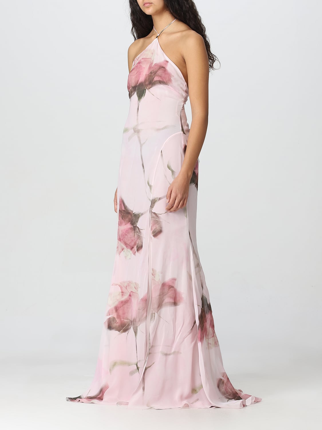 BLUMARINE ABITO: Abito Blumarine in seta, Rosa - Img 3