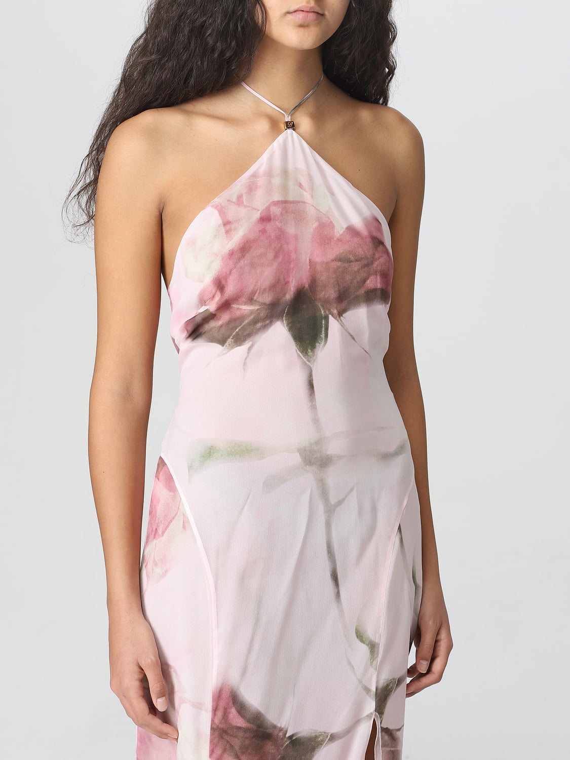 BLUMARINE ABITO: Abito Blumarine in seta, Rosa - Img 4