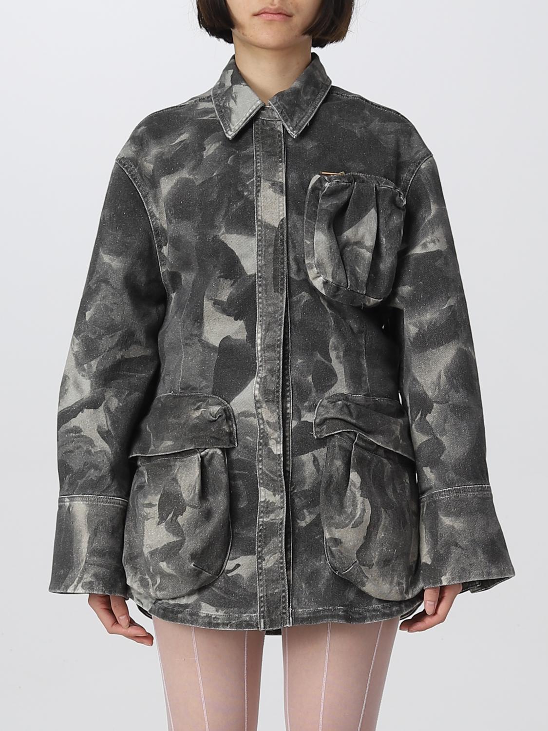 BLUMARINE GIACCA: Giacca Blumarine in denim stampato, Militare - Img 1