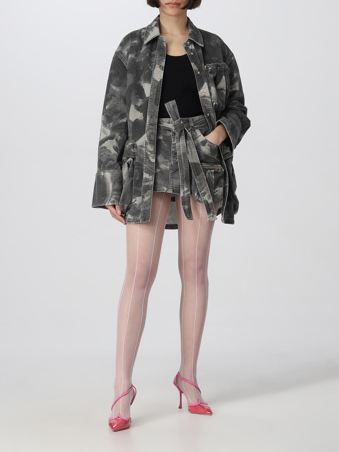 BLUMARINE GIACCA: Giacca Blumarine in denim stampato, Militare - Img 2