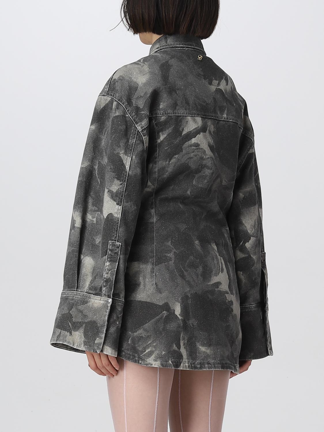 BLUMARINE GIACCA: Giacca Blumarine in denim stampato, Militare - Img 3