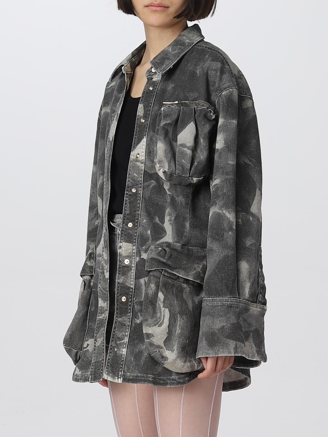 BLUMARINE GIACCA: Giacca Blumarine in denim stampato, Militare - Img 4