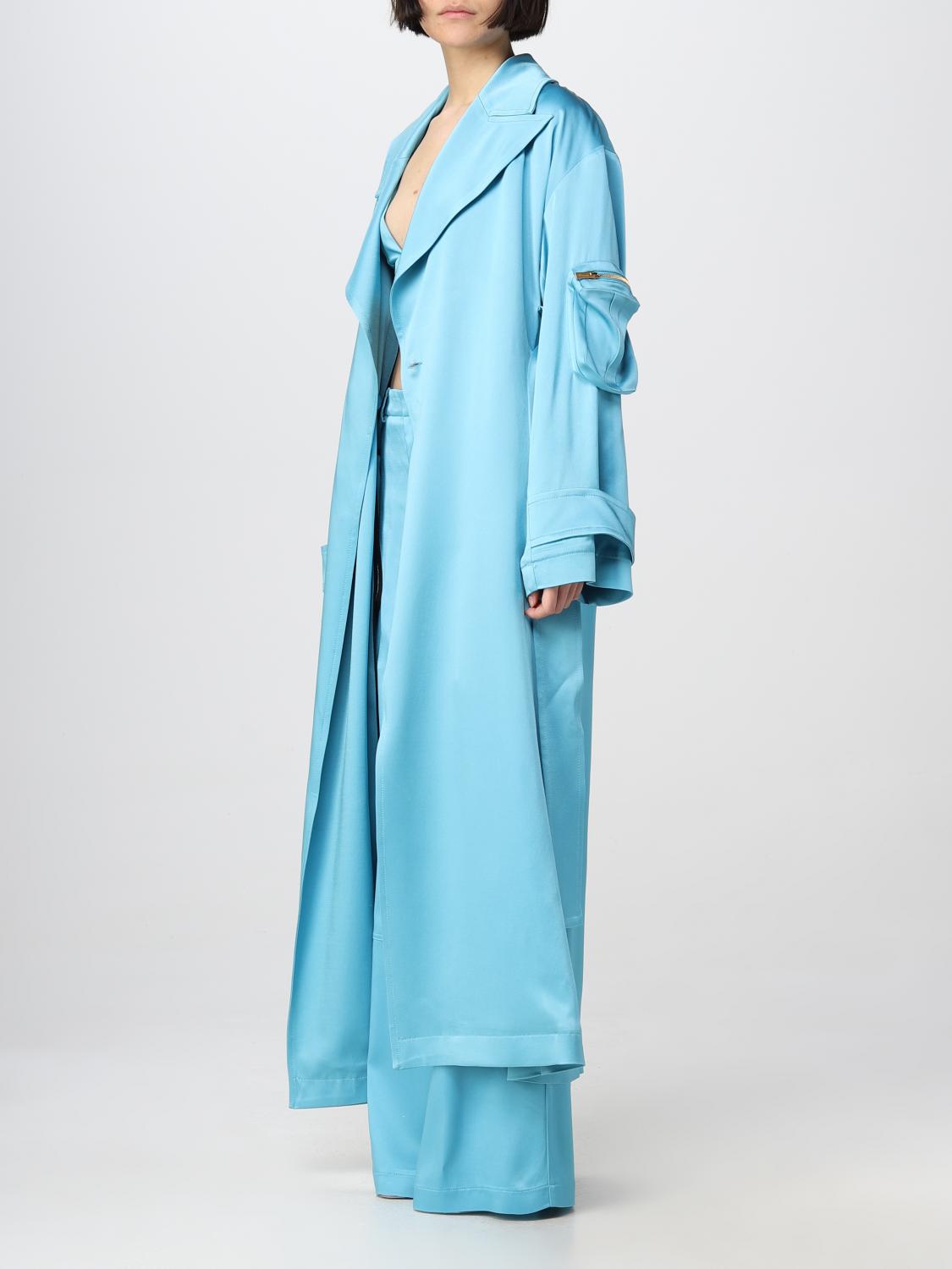 BLUMARINE GABARDINA: Abrigo mujer Blumarine, Turquesa - Img 4