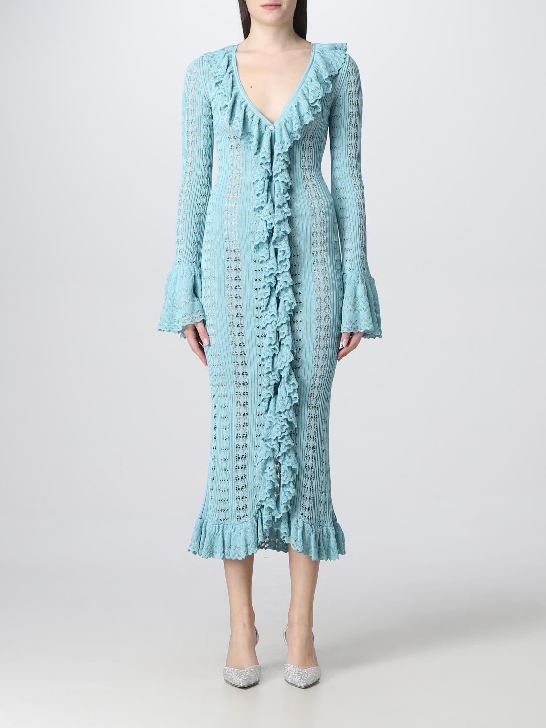 Blumarine Dress woman - Turquoise | 2A304A | GIGLIO.COM Blumarine Dress woman - Turquoise | 2A304A | GIGLIO.COM