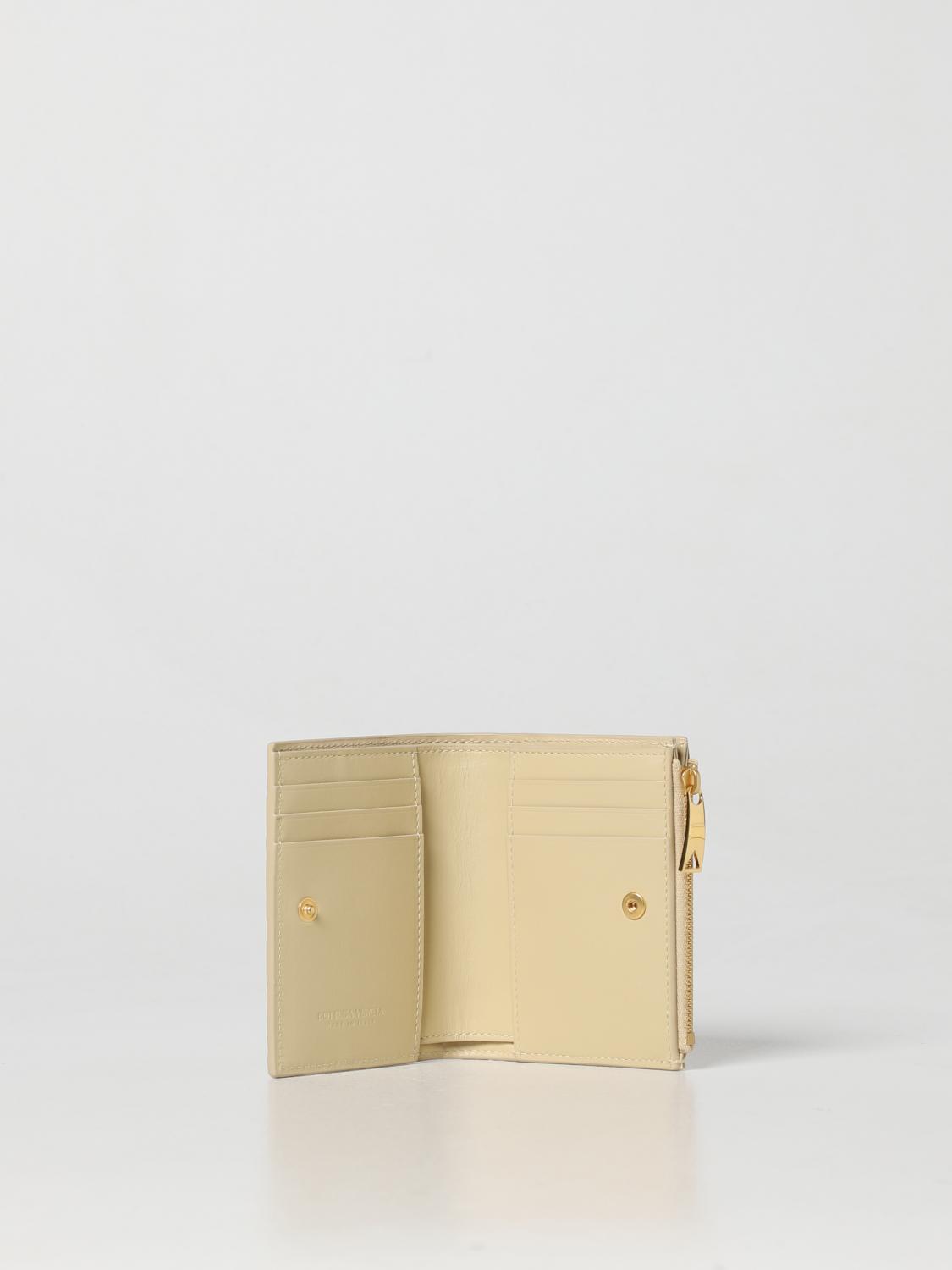 BOTTEGA VENETA WALLET: Wallet woman Bottega Veneta, Beige - Img 2