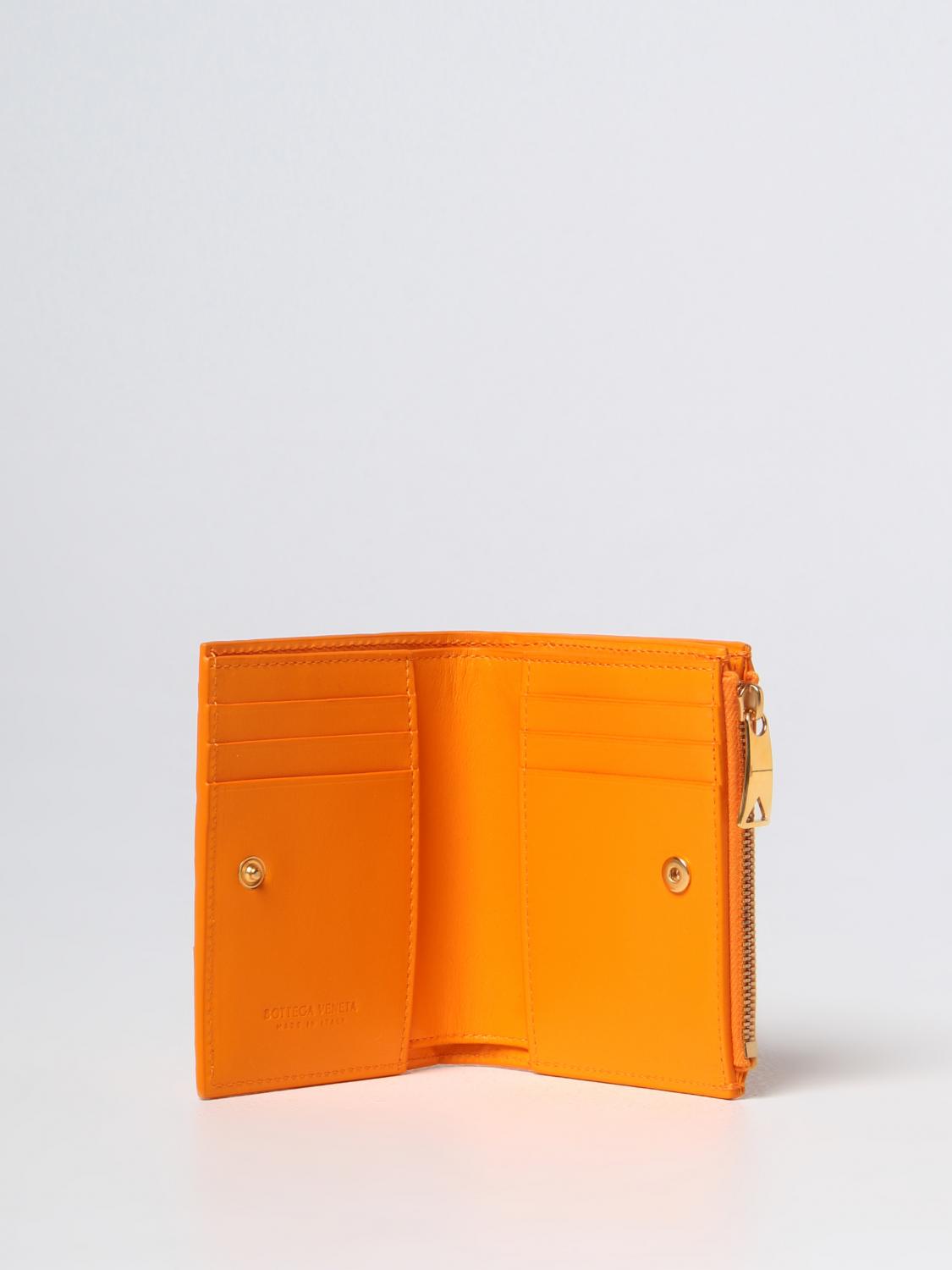 BOTTEGA VENETA 钱包: 钱包 女士 Bottega Veneta, 金色 - Img 2