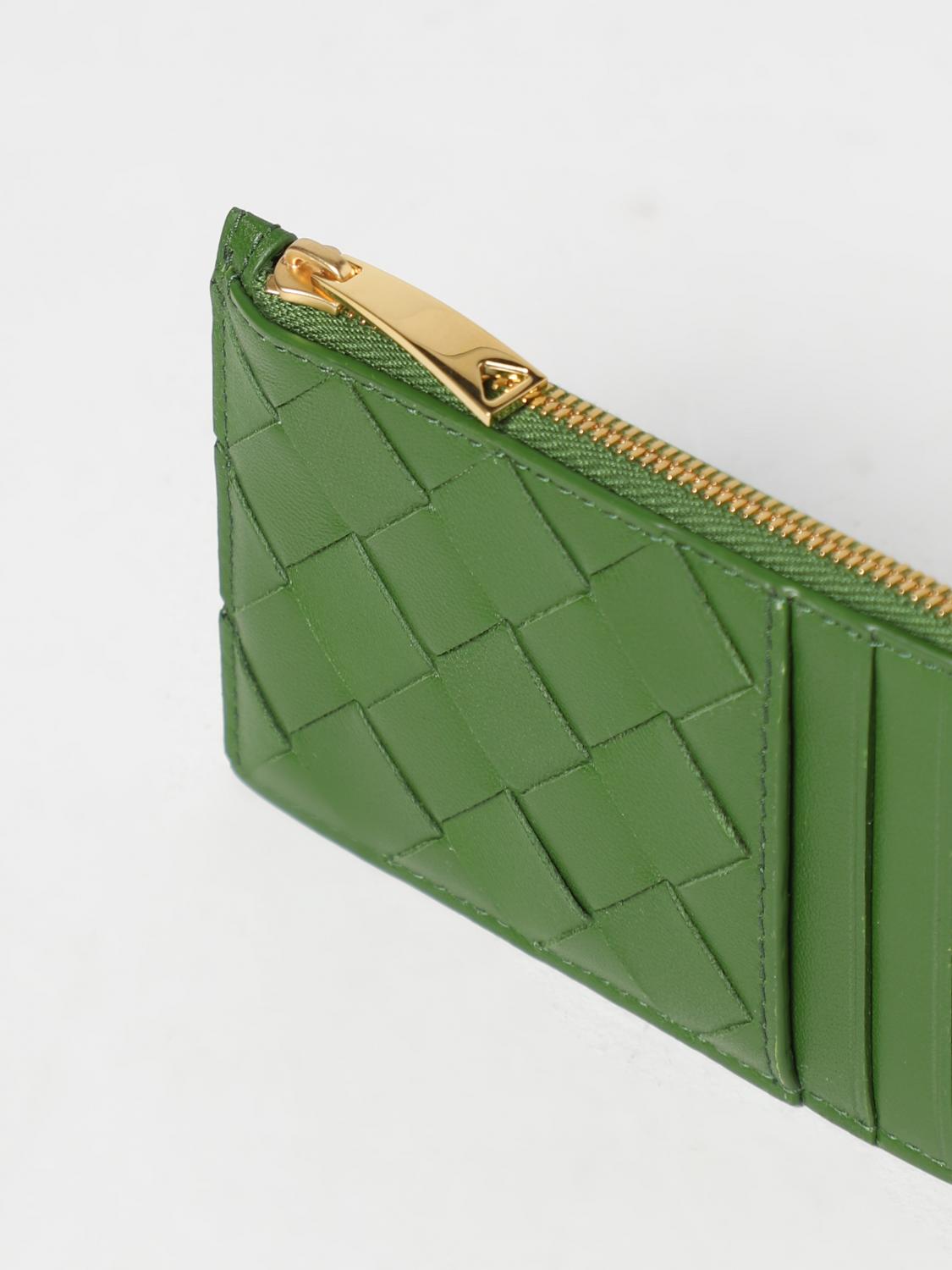 BOTTEGA VENETA WALLET: Wallet woman Bottega Veneta, Green - Img 3