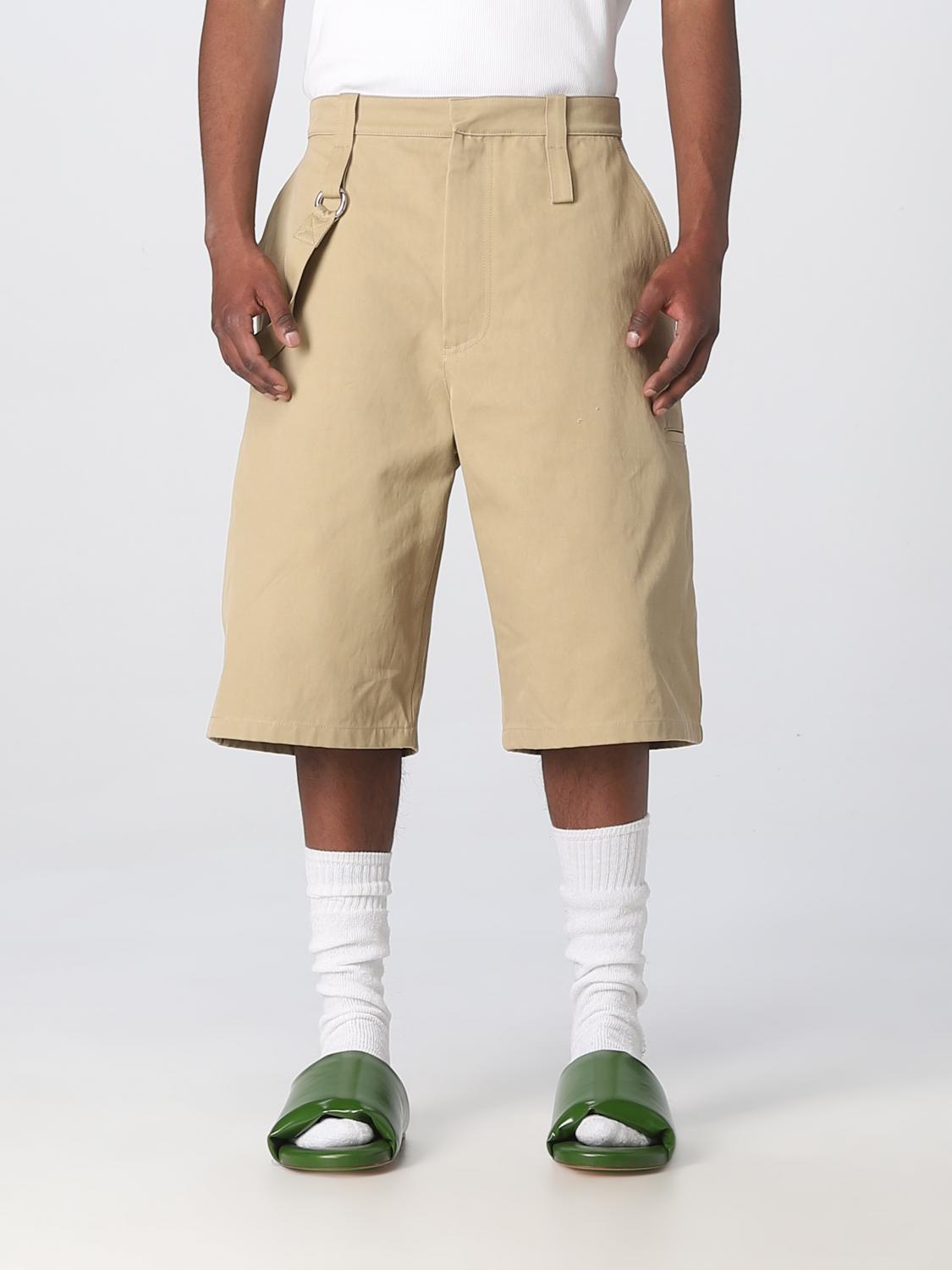 Bottega Veneta shorts in cotton twill - Beige | 725846V0XK0