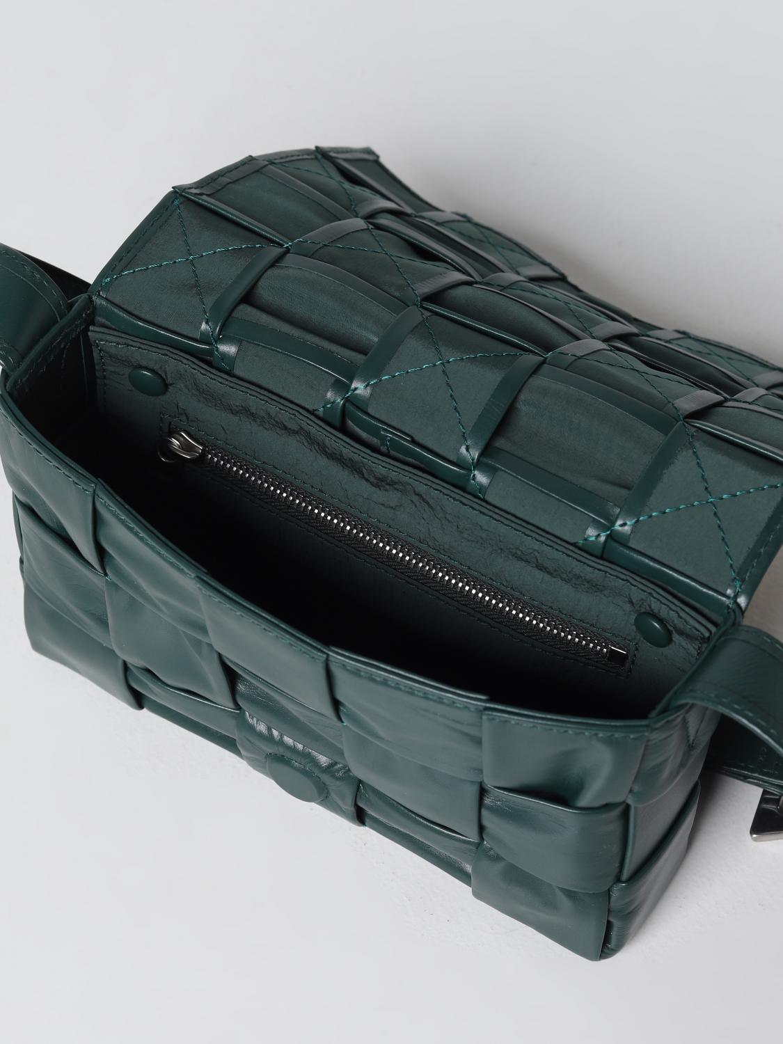 BOTTEGA VENETA SHOULDER BAG: Bags men Bottega Veneta, Forest Green - Img 4