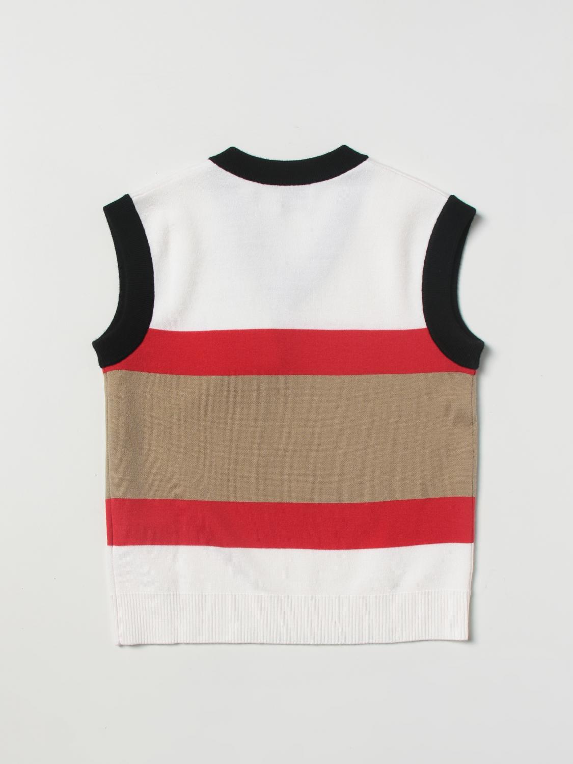 BURBERRY WESTE: Pullover kinder Burberry, Yellow Cream - Img 2