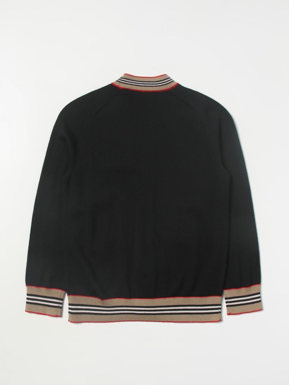 BURBERRY 毛衣: 毛衣 儿童 Burberry, 黑色 - Img 2