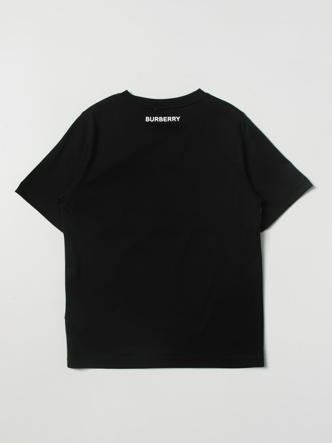 Burberry Tシャツ ボーイ - ブラック | 8064784 | GIGLIO.COM
