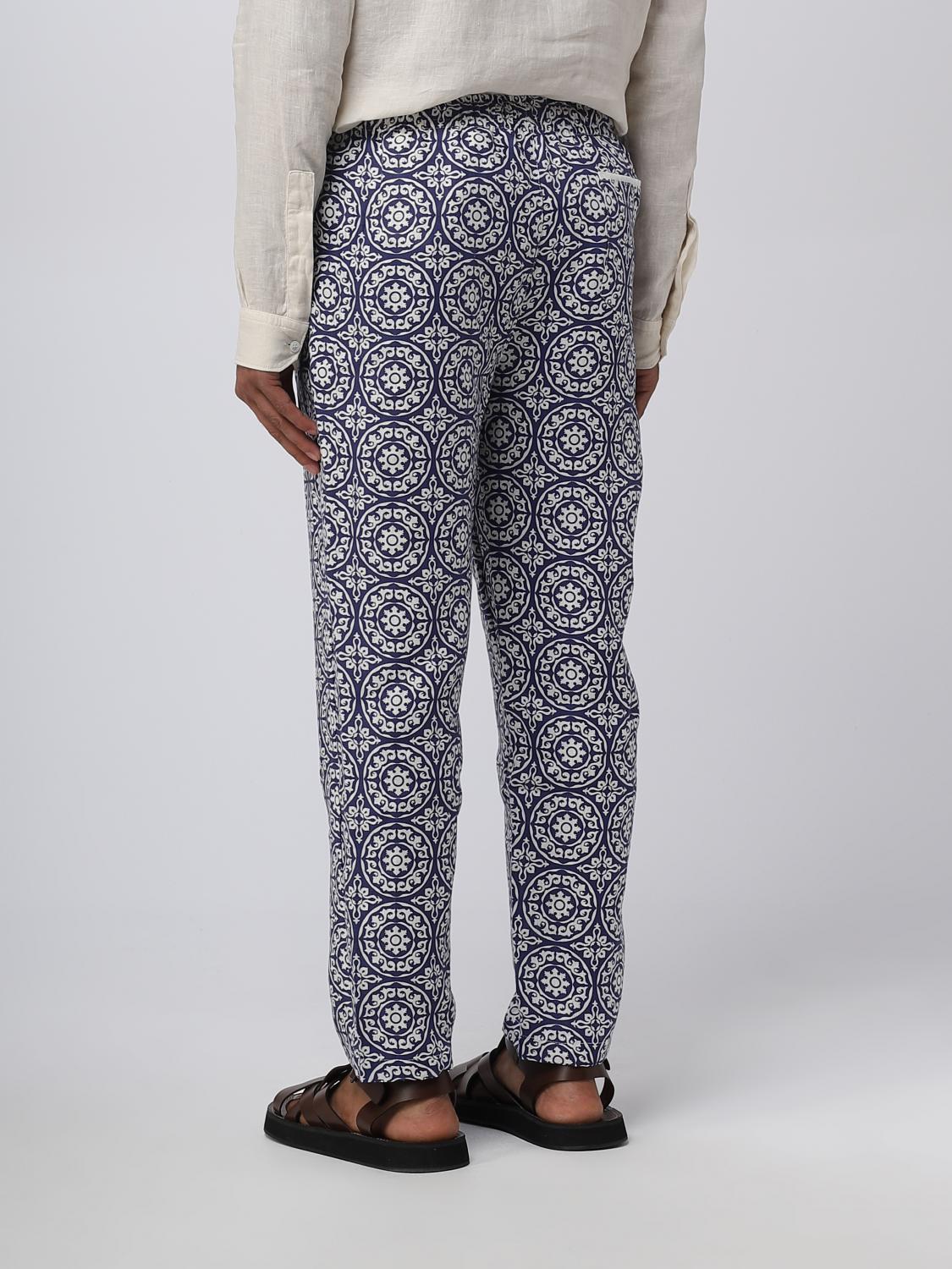 PENINSULA PANTALONI: Pantalone Levanzo Peninsula in lino, Blue Navy - Img 2