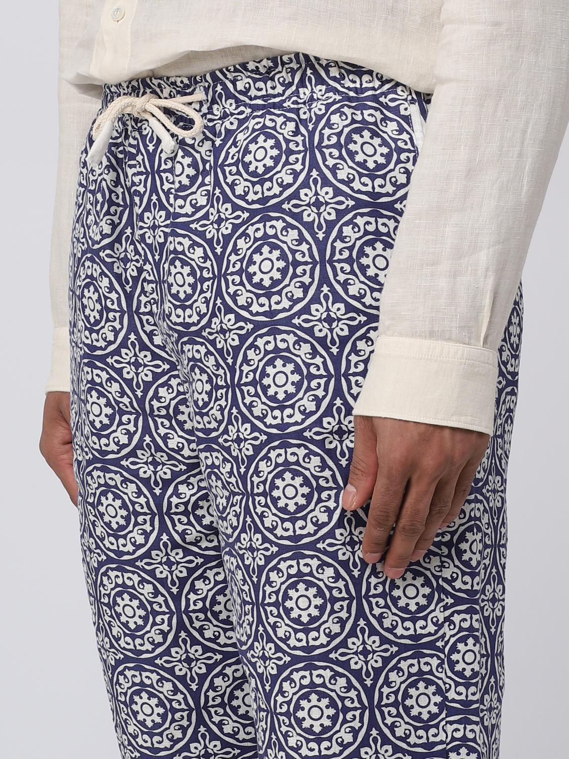 PENINSULA PANTALONI: Pantalone Levanzo Peninsula in lino, Blue Navy - Img 3