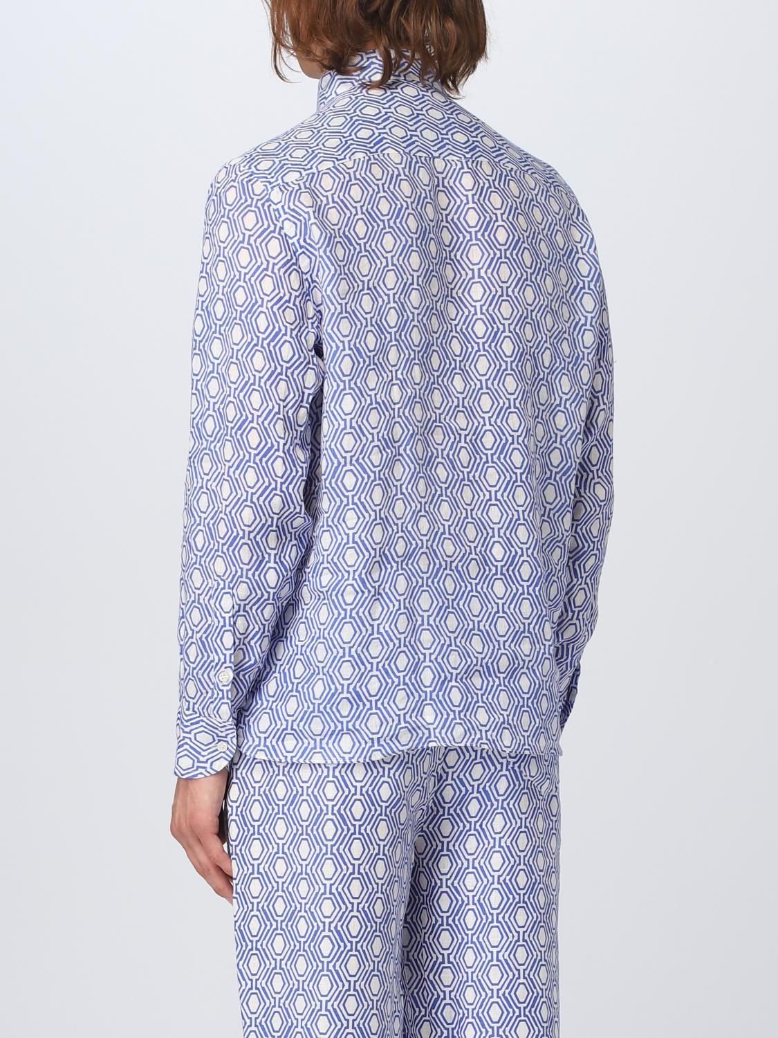 PENINSULA SHIRT: Shirt men Peninsula, Gnawed Blue - Img 3