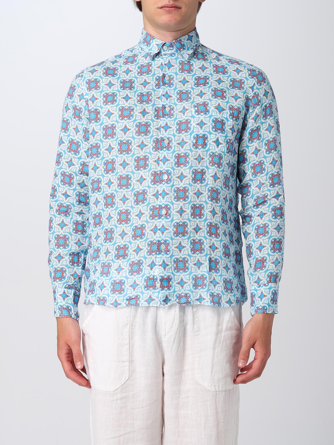 PENINSULA SHIRT: Shirt men Peninsula, Gnawed Blue - Img 1