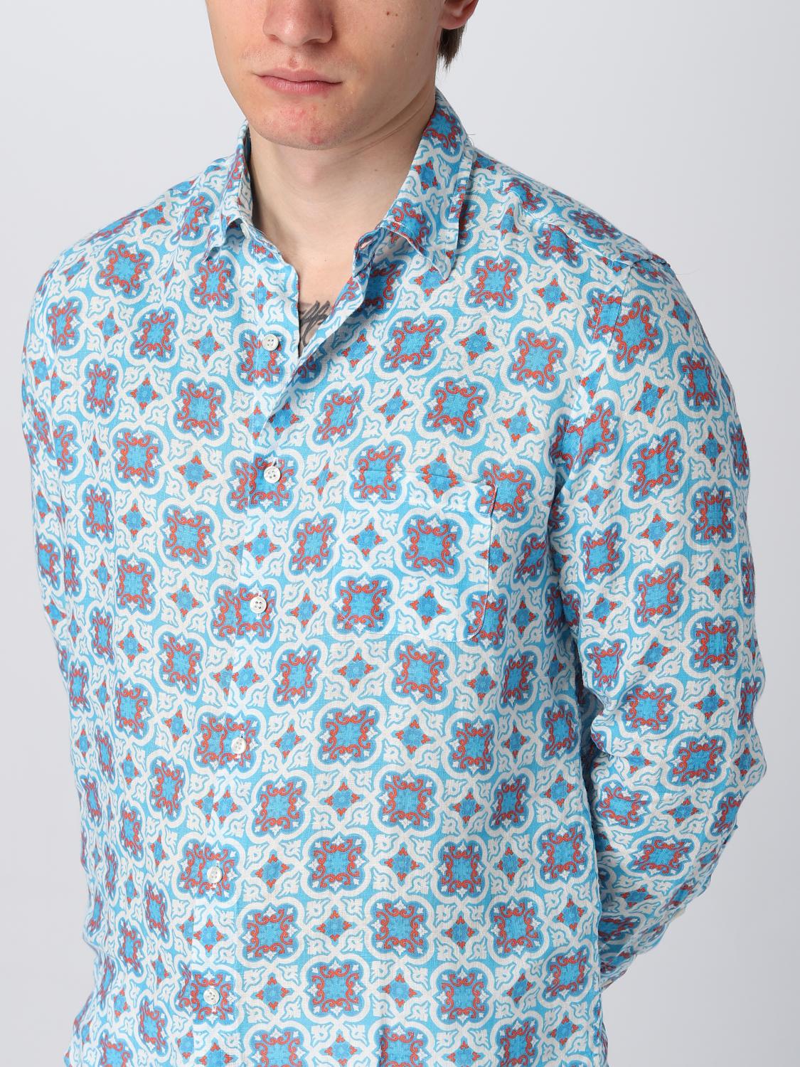 PENINSULA SHIRT: Shirt men Peninsula, Gnawed Blue - Img 3