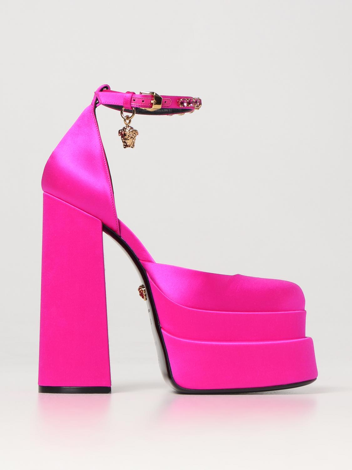 VERSACE ABSATZSCHUHE: Schuhe damen Versace, Fuchsia - Img 1