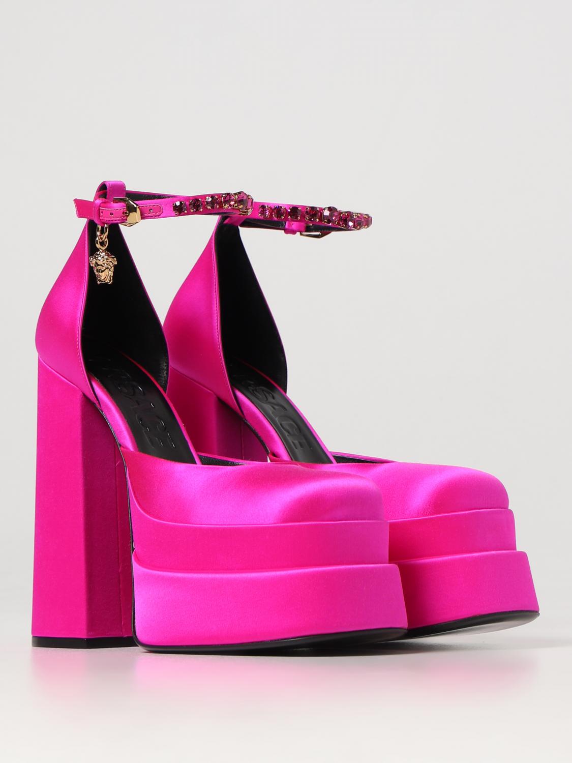 VERSACE ABSATZSCHUHE: Schuhe damen Versace, Fuchsia - Img 2