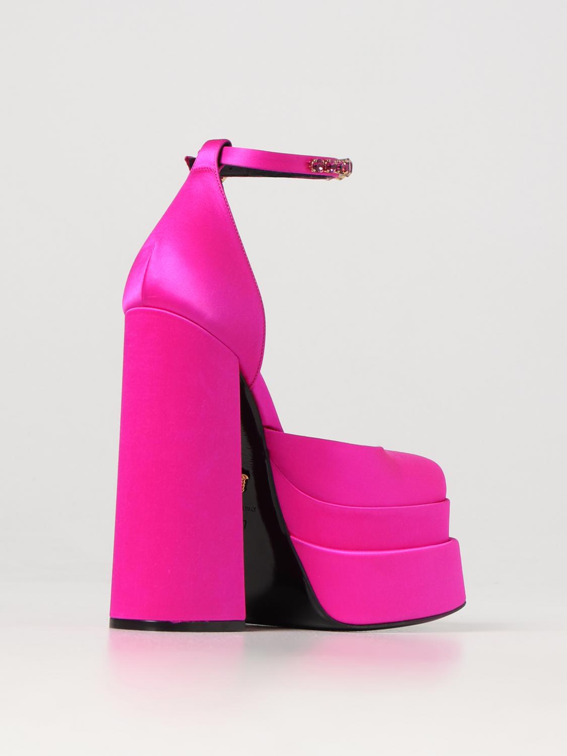 VERSACE ABSATZSCHUHE: Schuhe damen Versace, Fuchsia - Img 3