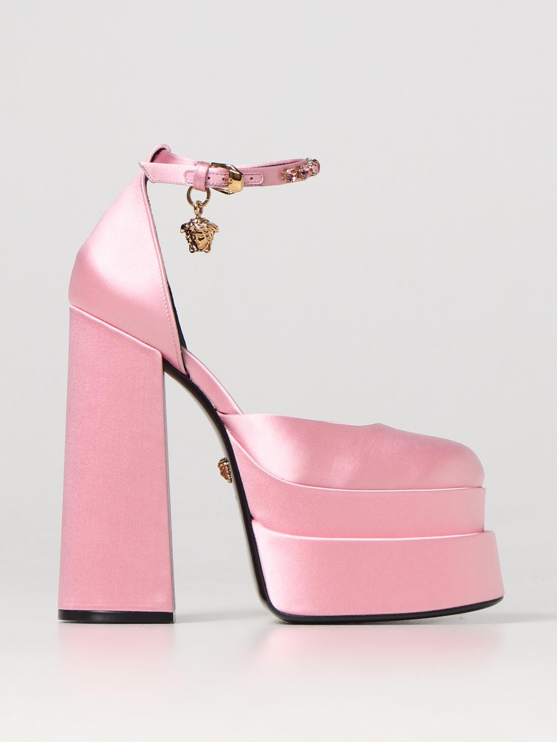 VERSACE ABSATZSCHUHE: Schuhe damen Versace, Gold - Img 1