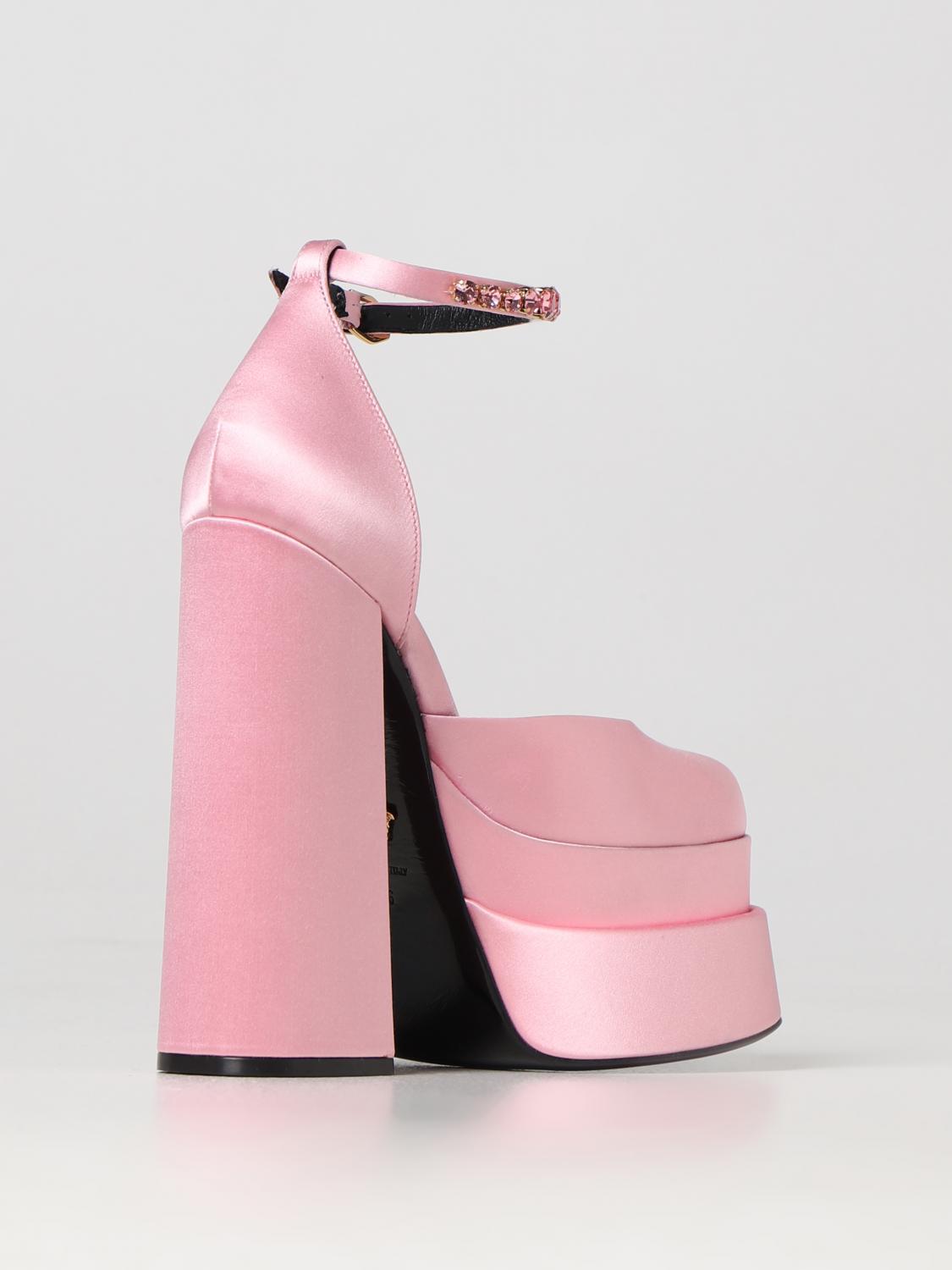VERSACE ABSATZSCHUHE: Schuhe damen Versace, Gold - Img 3