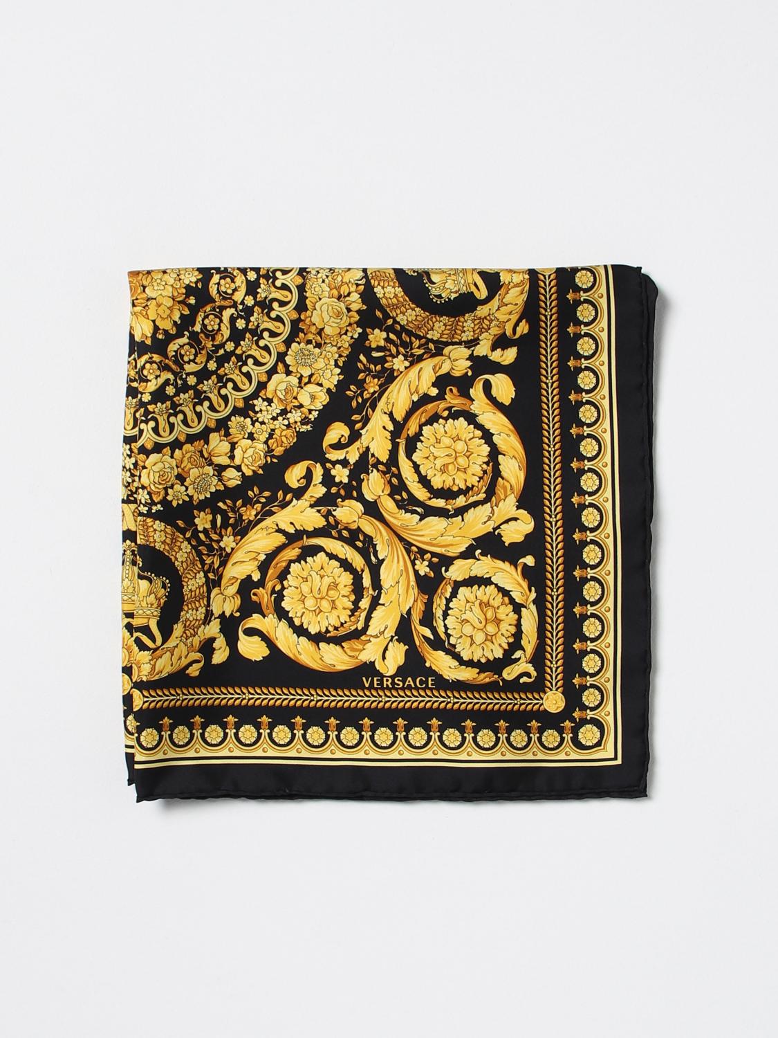 VERSACE SEIDENTUCH: Seidentuch damen Versace, Schwarz - Img 1