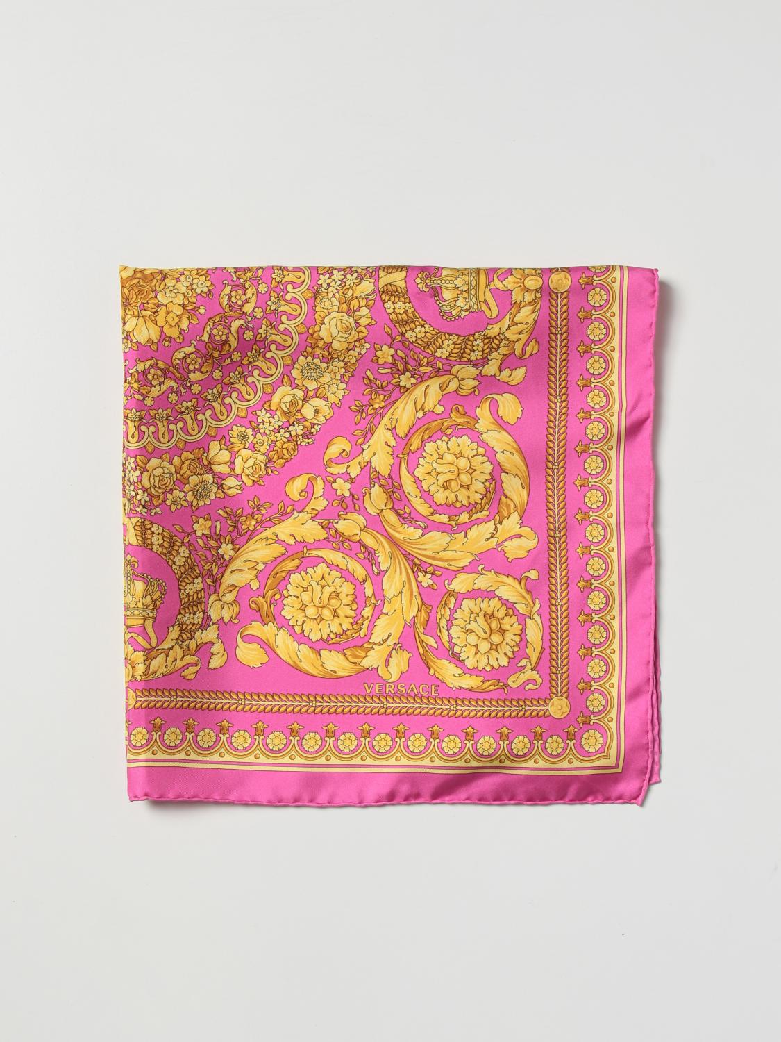 VERSACE SEIDENTUCH: Seidentuch damen Versace, Fuchsia - Img 1