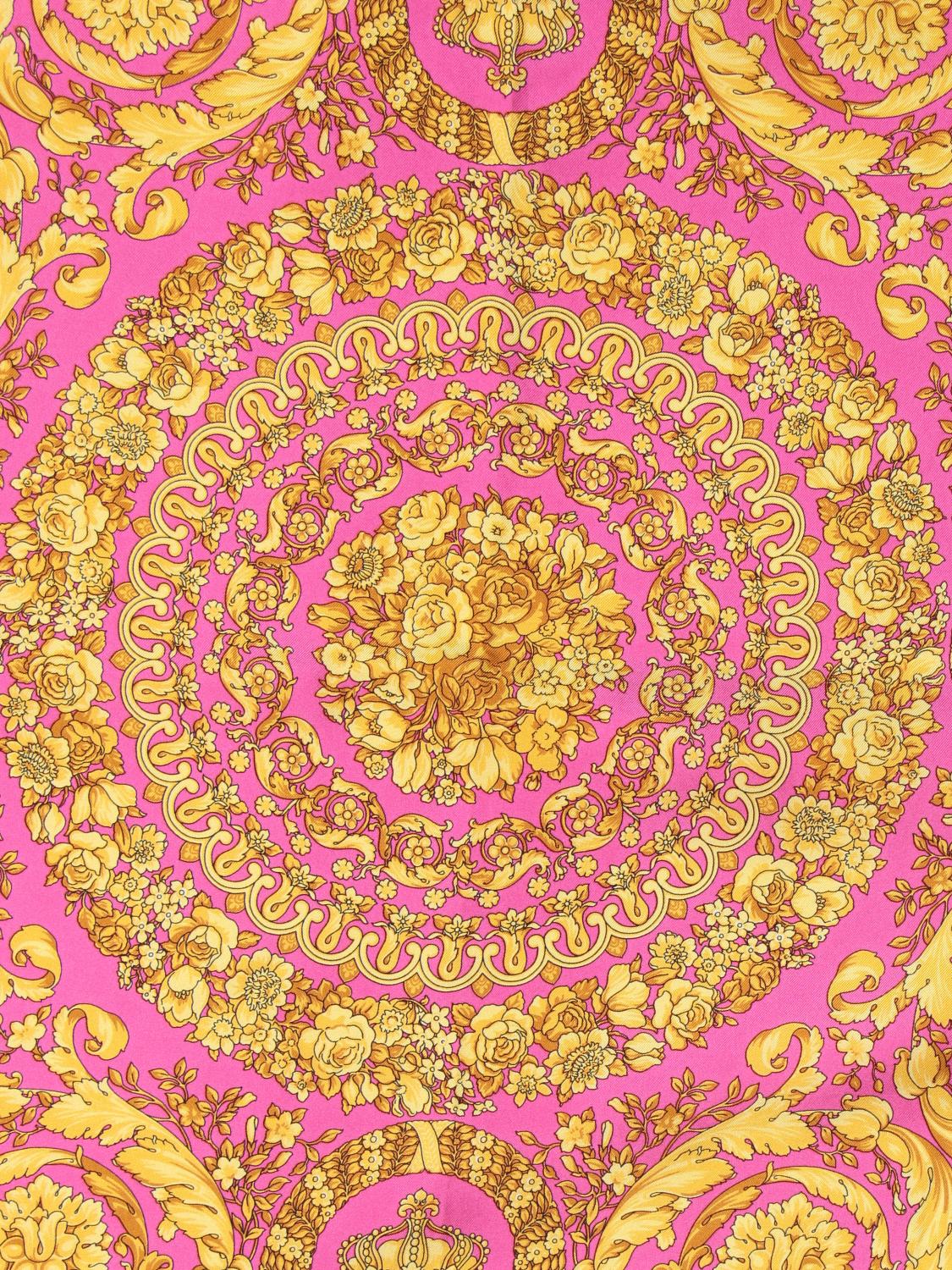 VERSACE SEIDENTUCH: Seidentuch damen Versace, Fuchsia - Img 2