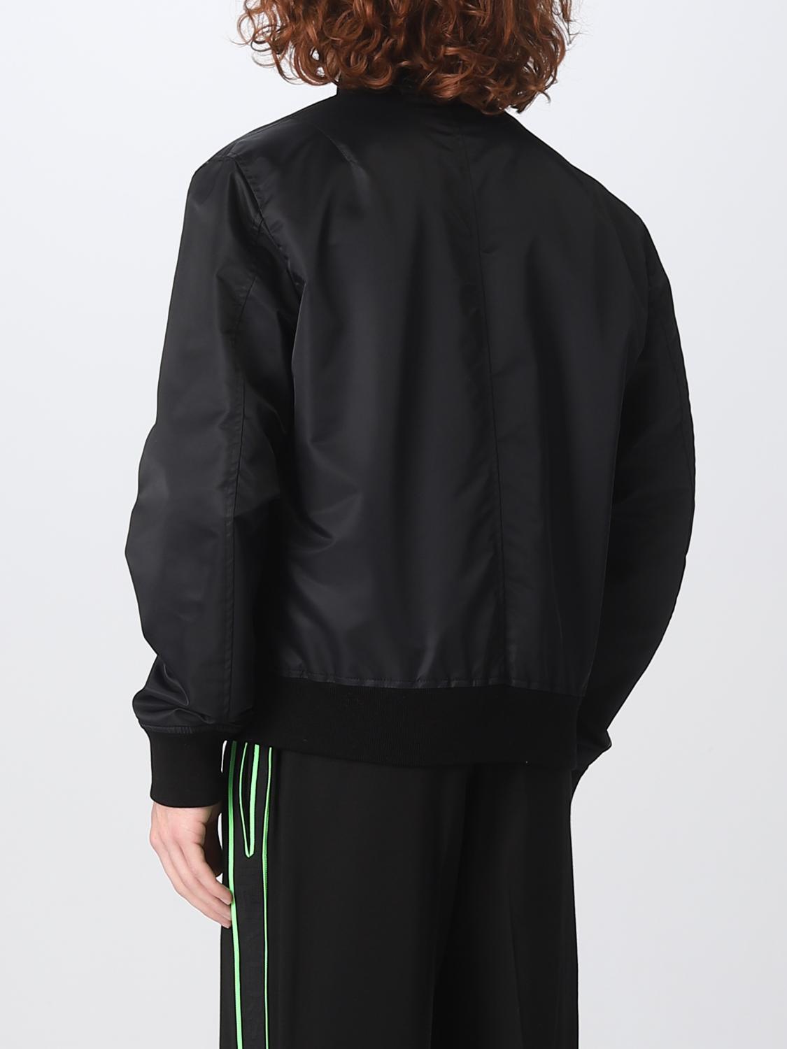 VERSACE JACKET: Versace bomber jacket in nylon, Navy - Img 3