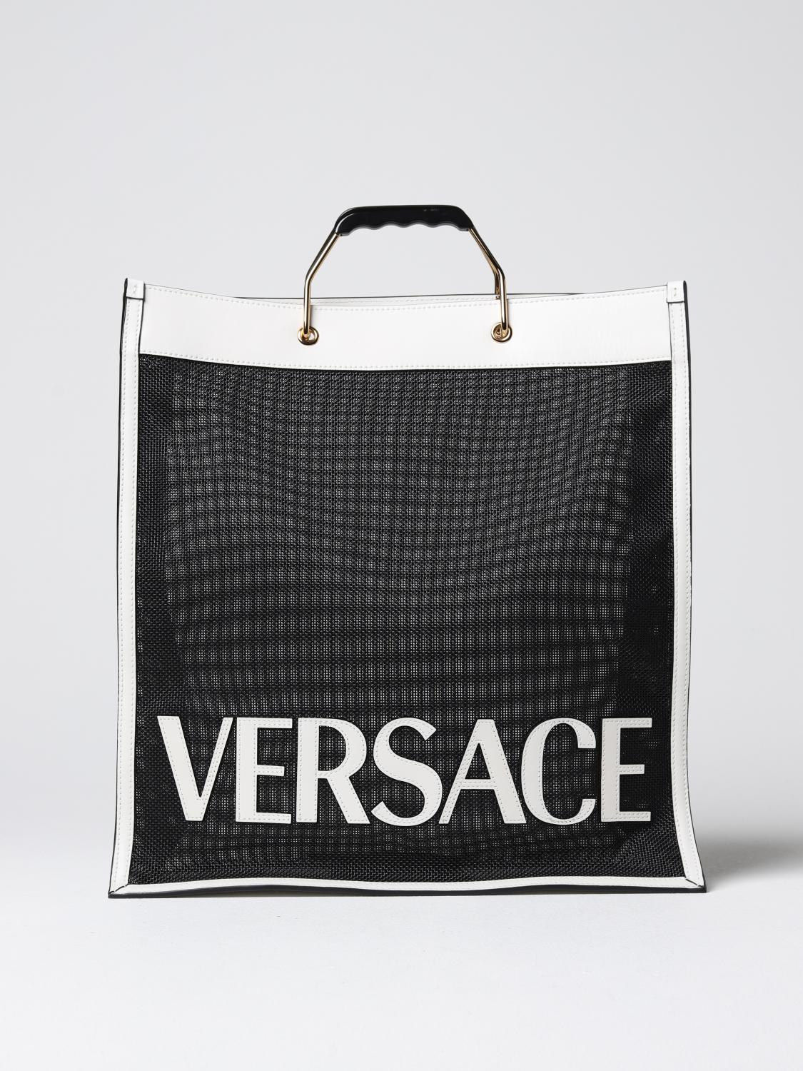 VERSACE TASCHE: Tasche herren Versace, Schwarz - Img 1