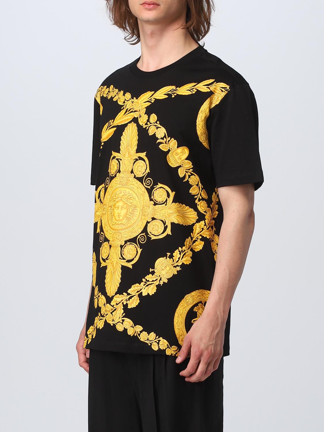 Versace Tシャツ メンズ - ブラック | 10093221A06782 | GIGLIO.COM