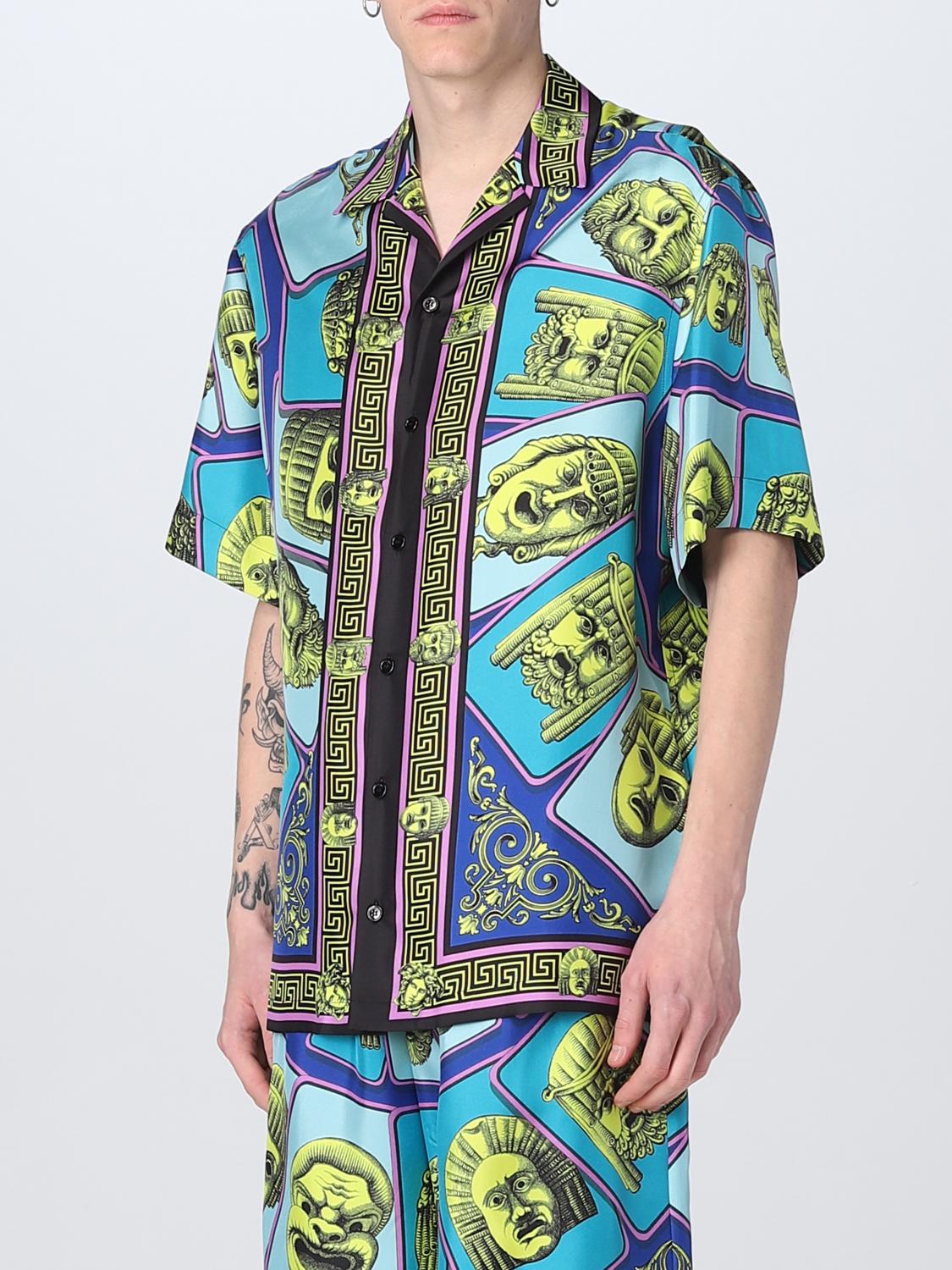 VERSACE HEMD: Hemd herren Versace, Hellblau - Img 4