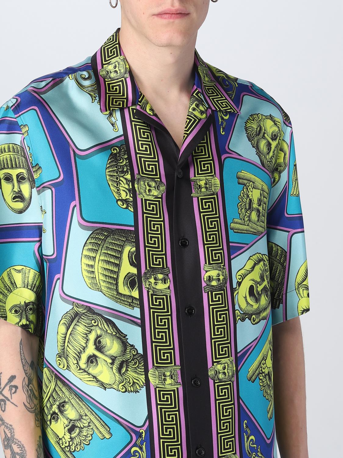 VERSACE HEMD: Hemd herren Versace, Hellblau - Img 5