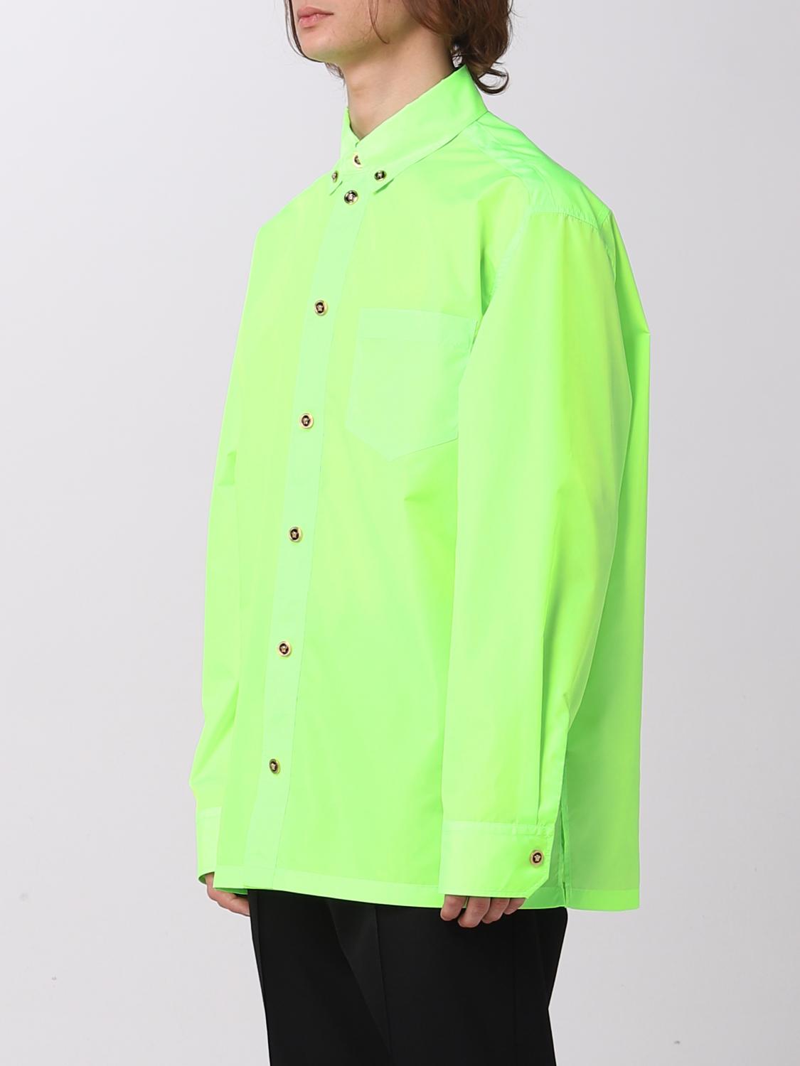 VERSACE SHIRT: Medusa Versace shirt in nylon, Green - Img 4