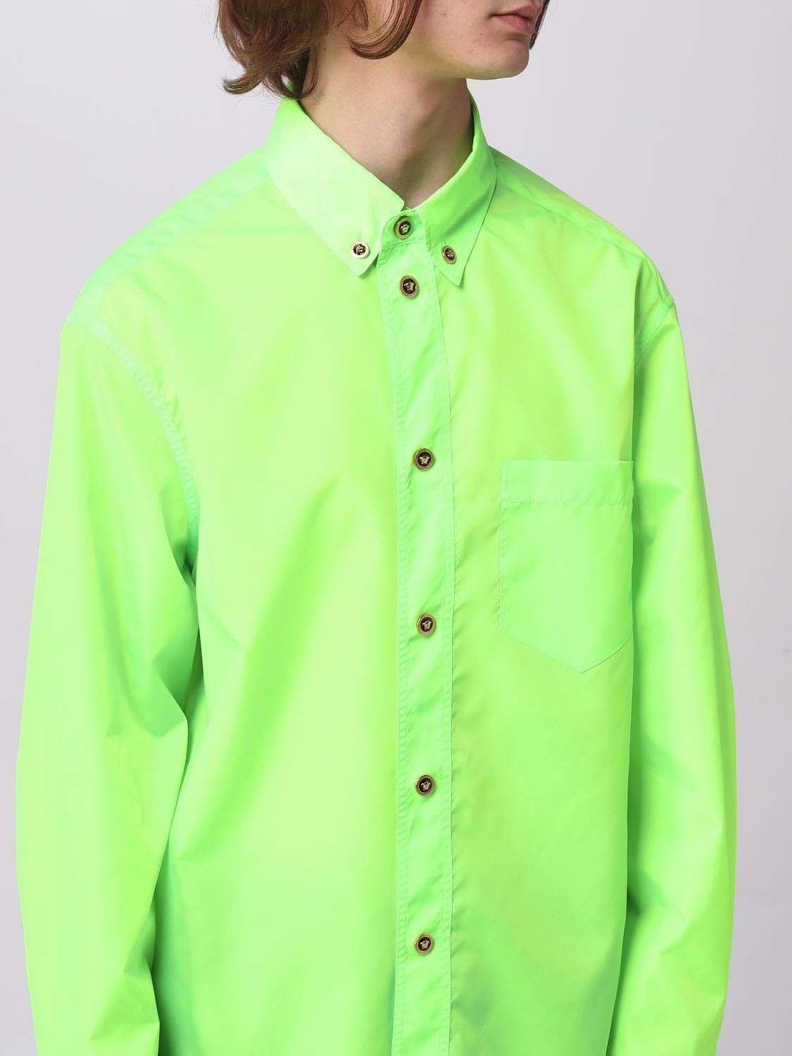 VERSACE SHIRT: Medusa Versace shirt in nylon, Green - Img 5