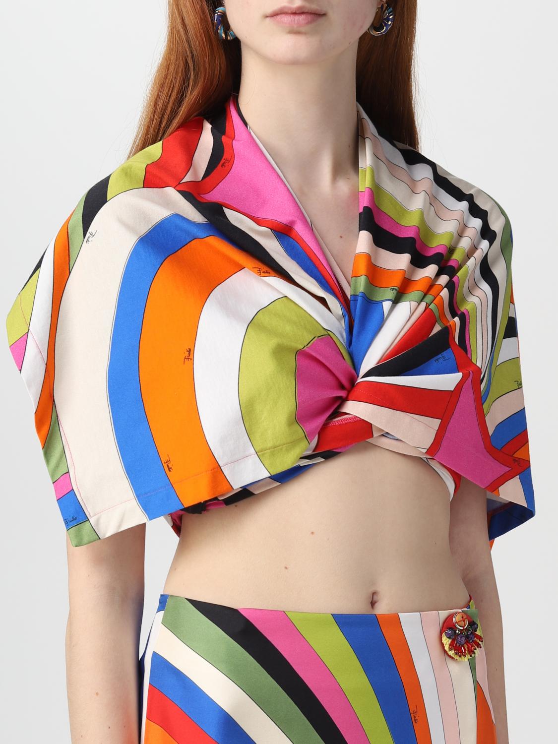 PUCCI TOP: Top e bluse donna Pucci, Fantasia - Img 5