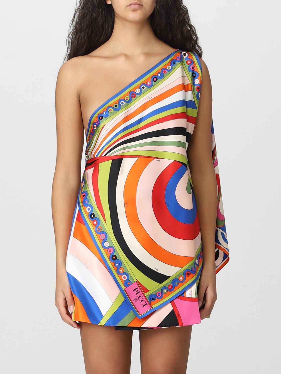 Pucci silk top - Multicolor | 3ERM963E997 | GIGLIO.COM