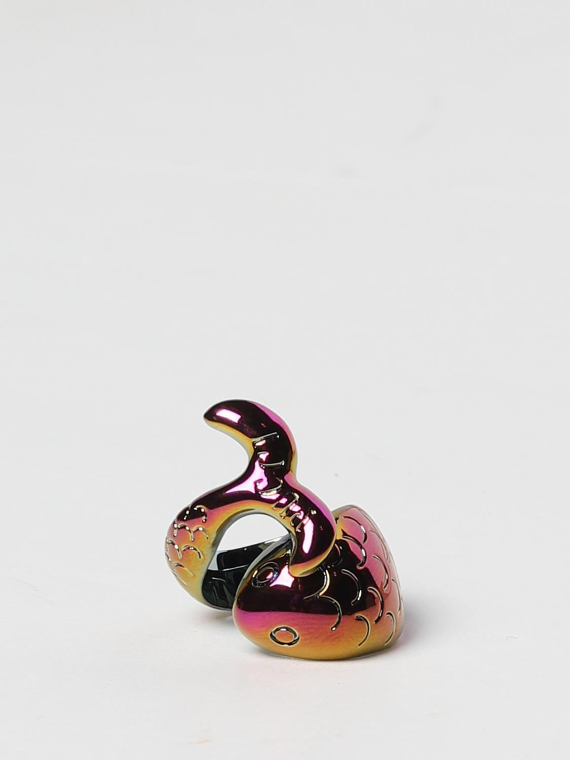PUCCI GIOIELLO: Anello Aquarius Pucci in metallo iridescente, Rosa - Img 1