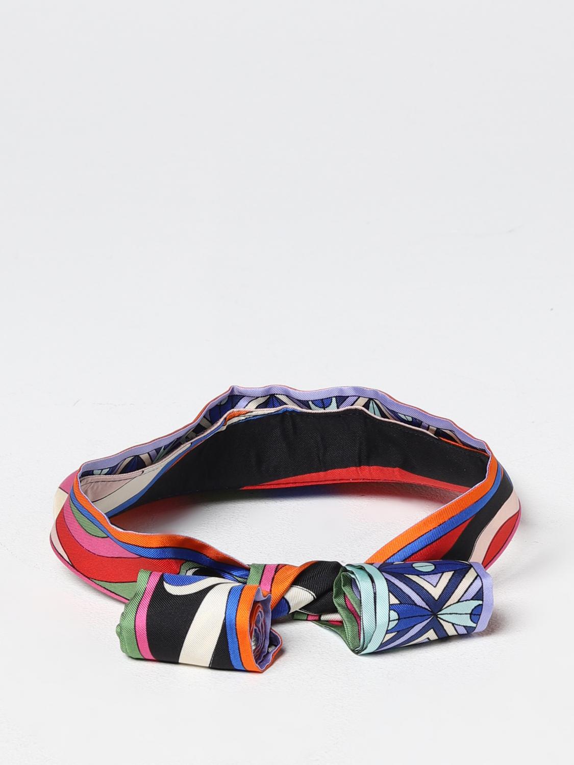 PUCCI SOMBRERO: Sombrero mujer Pucci, Azul Oscuro - Img 3