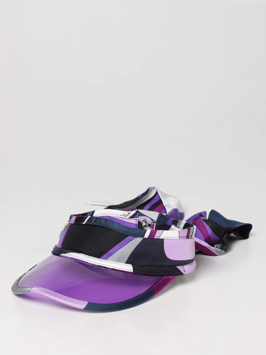 PUCCI CAPPELLO: Sombrero mujer Pucci, Violeta - Img 1