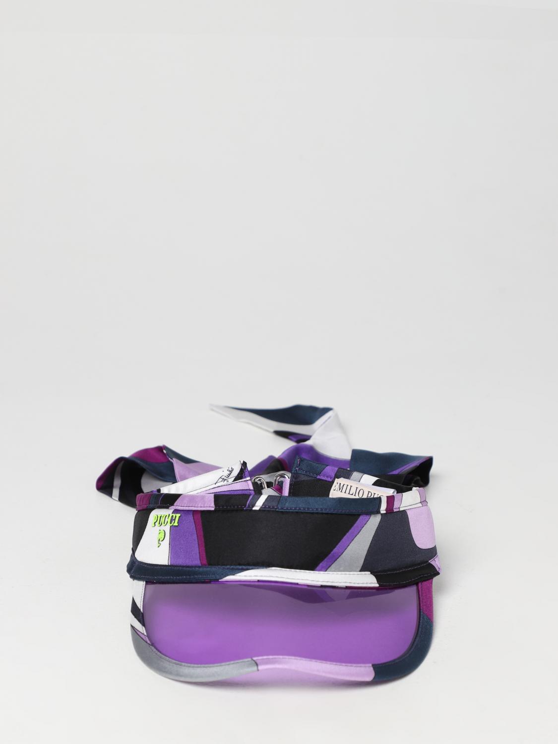 PUCCI CAPPELLO: Sombrero mujer Pucci, Violeta - Img 2