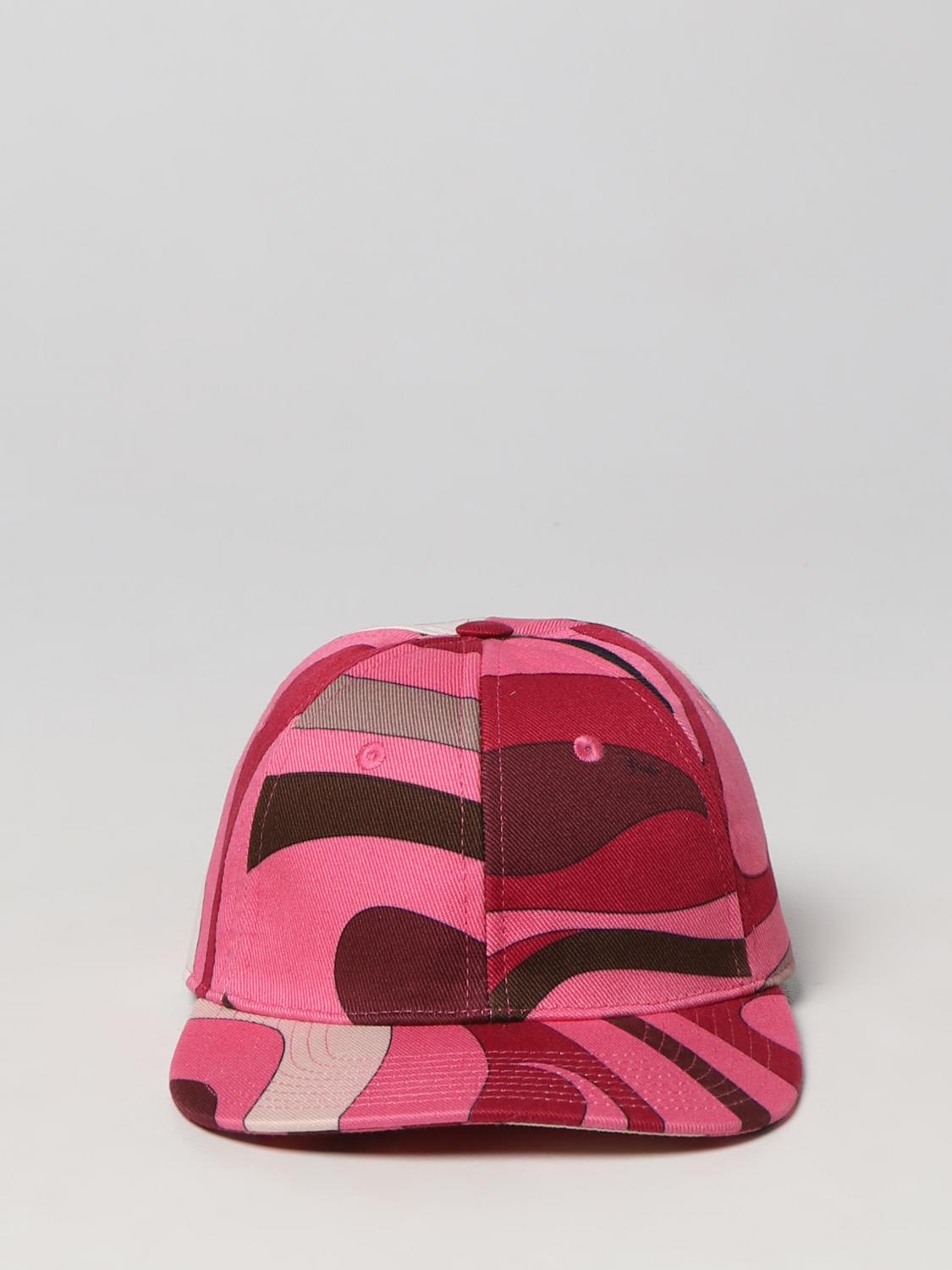 PUCCI SOMBRERO: Sombrero mujer Pucci, Rosa - Img 2