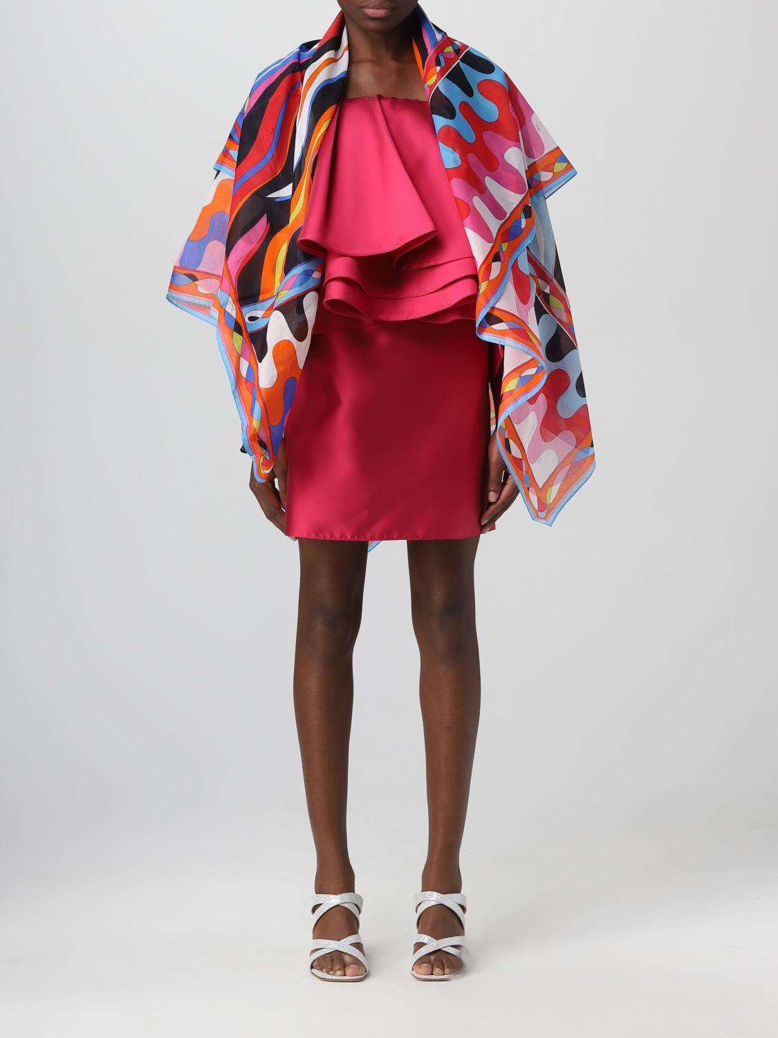 PUCCI PAREO: Pareo Capri Pucci in cotone stampato, Nero - Img 2