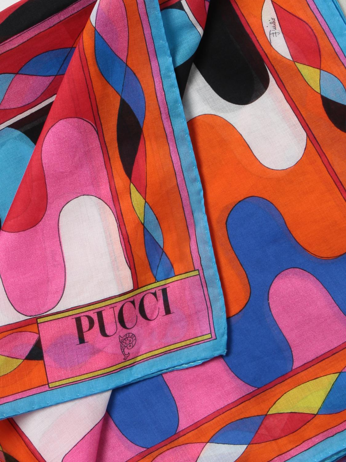 PUCCI PAREO: Pareo Capri Pucci in cotone stampato, Nero - Img 3