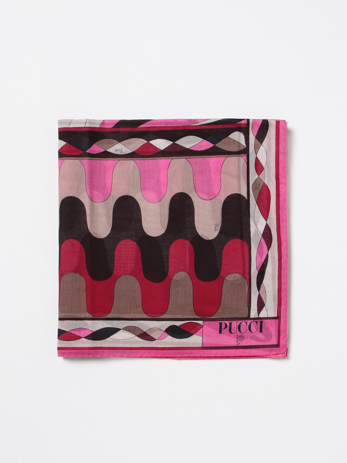 PUCCI PAREO: Pareo Capri Pucci in cotone stampato, Rosa - Img 1