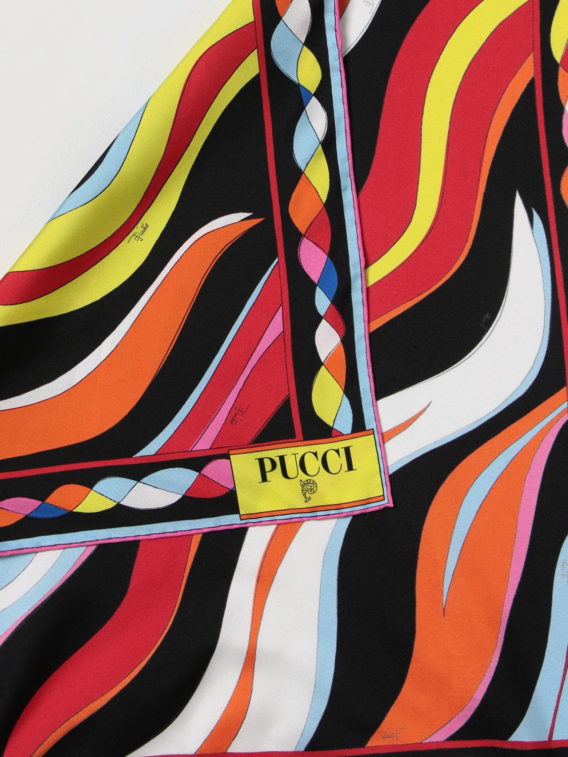 PUCCI SEIDENTUCH: Seidentuch damen Pucci, Fuchsia - Img 3