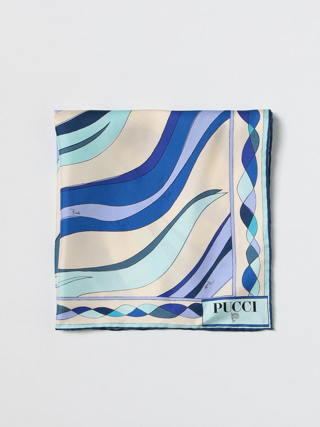 PUCCI FOULARD: Foulard donna Pucci, Blue - Img 1