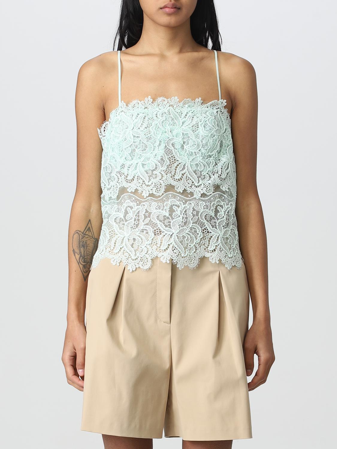 ERMANNO SCERVINO TOP: Top Ermanno Scervino in pizzo, Menta - Img 1
