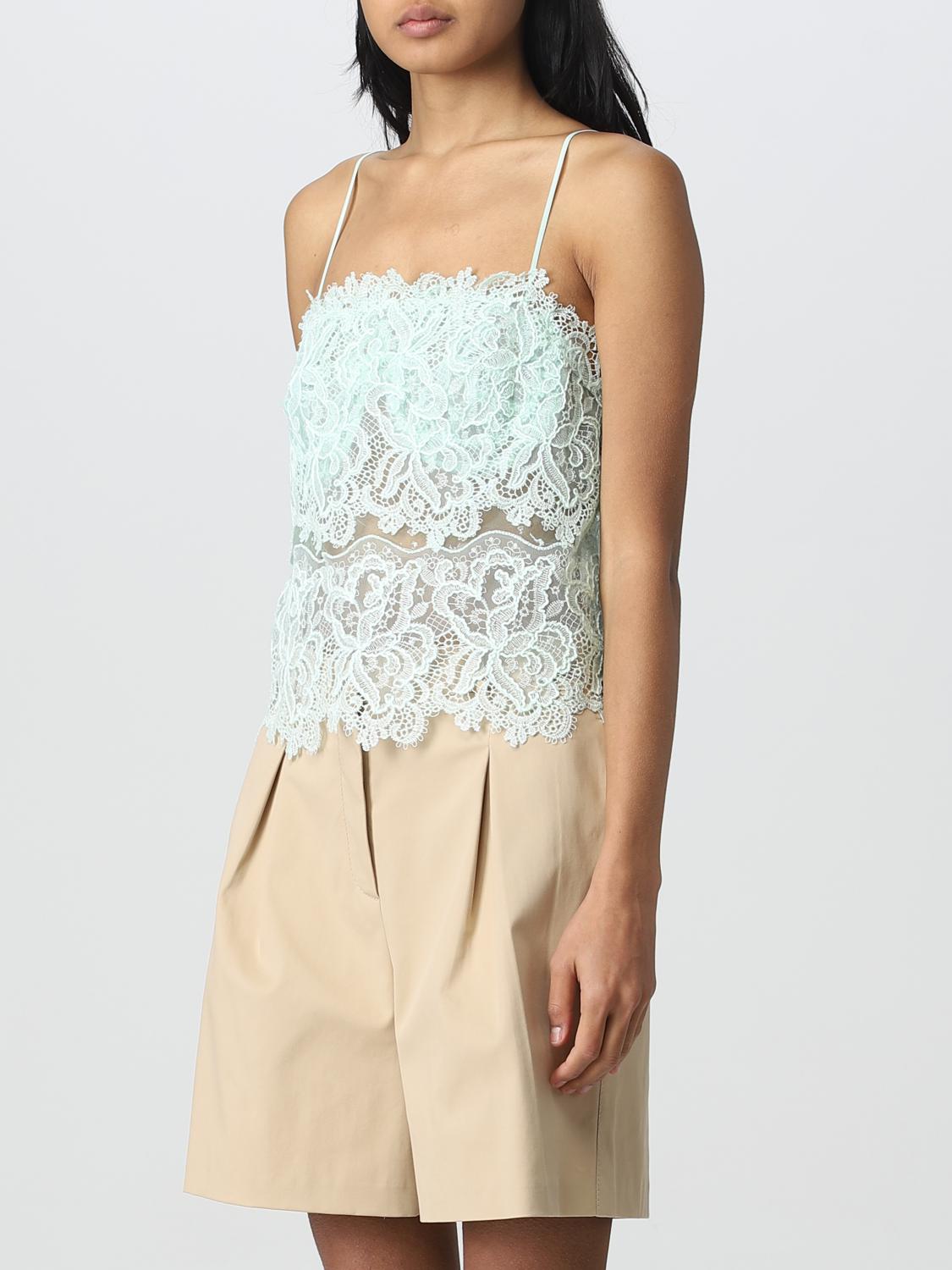 ERMANNO SCERVINO TOP: Top Ermanno Scervino in pizzo, Menta - Img 4